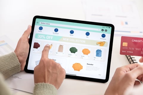 Menú digital en móvil